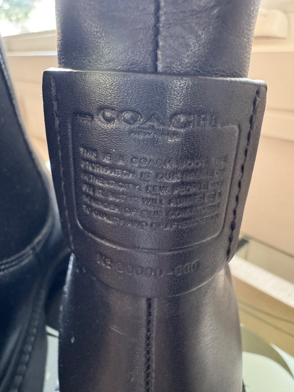 Coach Black Leather Chelsea Boots | Lug Sole | Women’s 8.5 - Picture 3 of 10